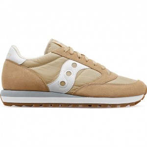 Beige Saucony Jazz Original Women's Sneakers | USA LWPMJZ