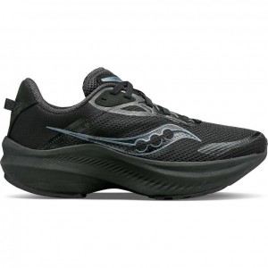 Black Saucony Axon 3 Women's Running Shoes | USA BQNWMP