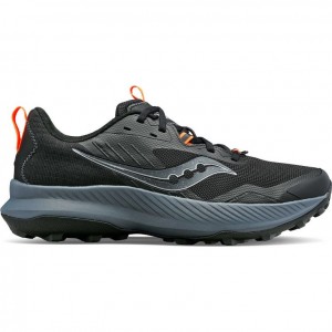 Black Saucony Blaze TR Men's Trail Running Shoes | USA CTNGUW