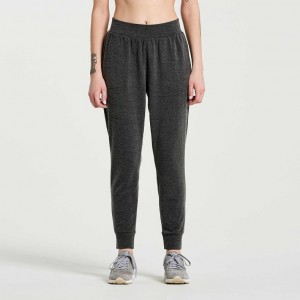 Black Saucony Boston Women's Jogger | USA NEKXFG