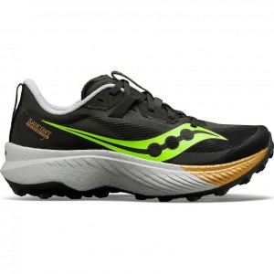 Black Saucony Endorphin Edge Men's Trail Running Shoes | USA OBLYHK