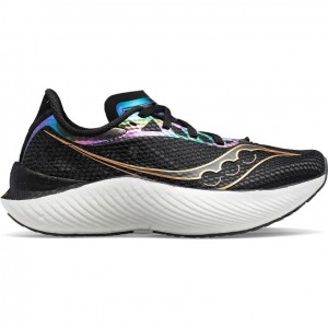 Black Saucony Endorphin Pro 3 Men's Running Shoes | USA LVBHCW