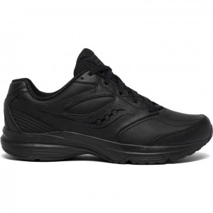 Black Saucony Integrity Walker 3 Men's Walking Shoes | USA KBDSPF