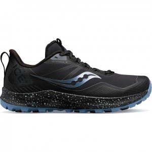 Black Saucony Peregrine ICE+ 3 Women's Trail Running Shoes | USA CVNQEF