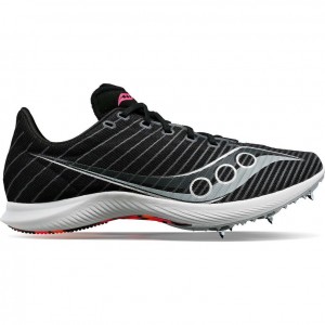 Black Saucony Velocity MP Men's Running Shoes | USA JNZYAV