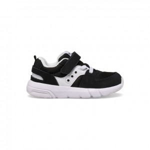 Black / White Saucony Jazz Lite 2.0 Little Kids' Sneakers | USA ZJAOXI