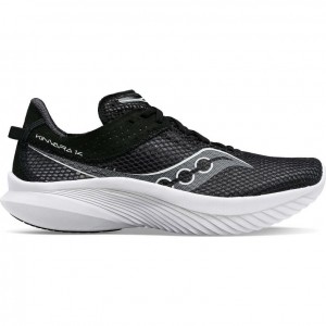 Black / White Saucony Kinvara 14 Women's Running Shoes | USA VPQIGC