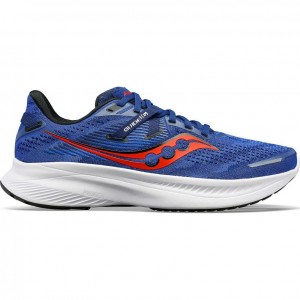 Blue Saucony Guide 16 Men's Running Shoes | USA FTQMPX