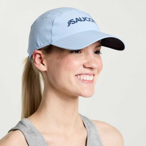 Blue Saucony Outpace Women's Hat | USA MNLUWX