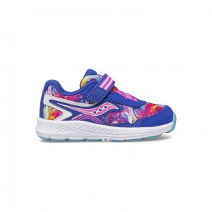 Blue Saucony Ride 10 Jr. Little Kids' Sneakers | USA LODSFV