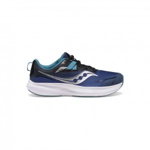 Blue Saucony Ride 15 Big Kids' Sneakers | USA TPRMJN