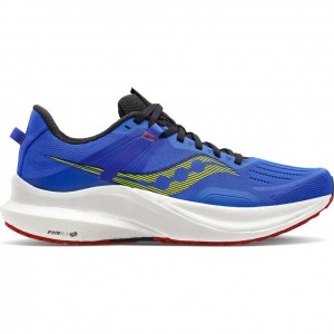 Blue Saucony Tempus Men's Running Shoes | USA QHNTPX