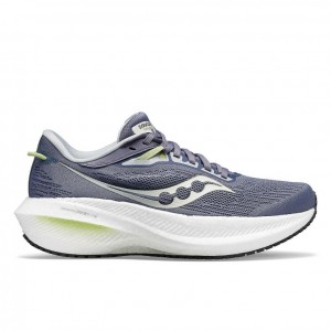 Blue Saucony Triumph 21 Women's Running Shoes | USA QGKZMN