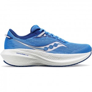 Blue Saucony Triumph 21 Women's Running Shoes | USA PGBDFC