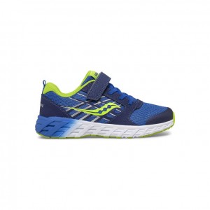 Blue Saucony Wind 2.0 A/C Big Kids' Sneakers | USA JYMDTO