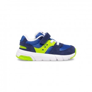 Blue / Green Saucony Jazz Lite 2.0 Little Kids' Sneakers | USA SQXKJG