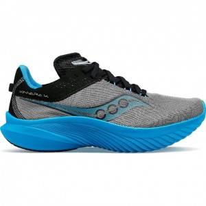 Blue / Grey Saucony Kinvara 14 Men's Running Shoes | USA ZADBTY