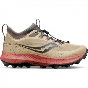 Brown Saucony Peregrine 13 ST Women's Trail Running Shoes | USA WUPILB