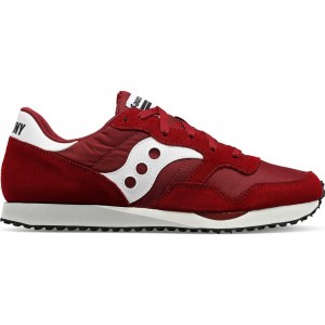 Burgundy Saucony DXN Women's Sneakers | USA MVXBCP