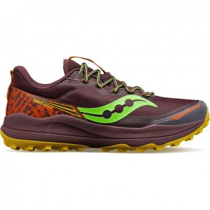 Burgundy Saucony Xodus Ultra 2 Men's Trail Running Shoes | USA TYJSOB