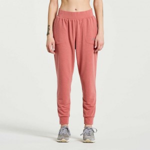 Coral Saucony Boston Women's Jogger | USA REJMYC