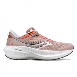 Coral Saucony Triumph 21 Women's Running Shoes | USA ZXYTDU