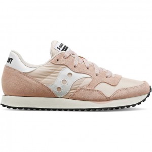 Coral / White Saucony DXN Women's Sneakers | USA XJHNGR