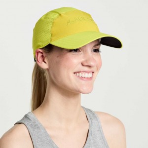 Green Saucony Outpace Women's Hat | USA XLKIJZ