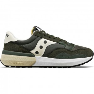 Green / Cream Saucony Jazz NXT Women's Sneakers | USA RDLWKE