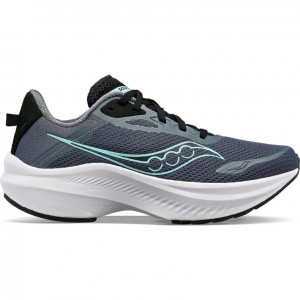 Grey Saucony Axon 3 Women's Running Shoes | USA RHWVTF