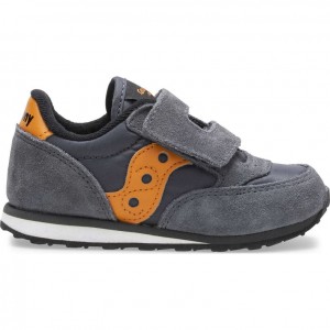 Grey Saucony Baby Jazz Hook & Loop Little Kids' Sneakers | USA CNXEKT