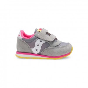 Grey Saucony Baby Jazz Hook & Loop Little Kids' Sneakers | USA BEJAPQ