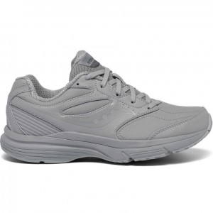 Grey Saucony Integrity Walker 3 Women's Wide Running Shoes | USA AKOJCB