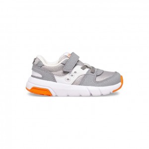 Grey Saucony Jazz Lite 2.0 Little Kids' Sneakers | USA CTPEAG