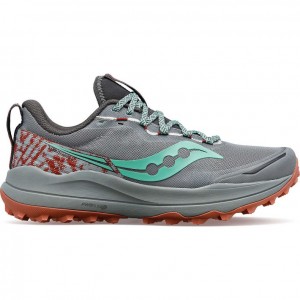 Grey Saucony Xodus Ultra 2 Women's Trail Running Shoes | USA SZQFAV