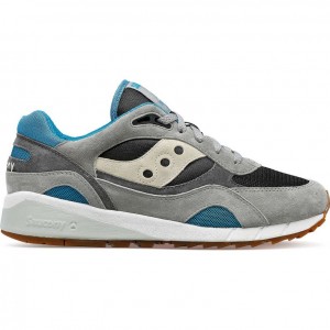 Grey / Black Saucony Shadow 6000 Men's Sneakers | USA URJLWI