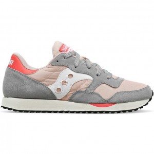 Grey / Pink Saucony DXN Women's Sneakers | USA RINJTA