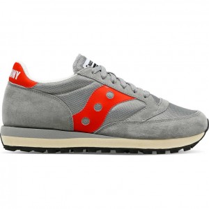 Grey / Red Saucony Jazz 81 Men's Sneakers | USA ARFJEK