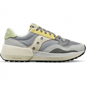 Grey / Yellow Saucony Jazz NXT Women's Sneakers | USA QNAKHS