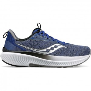 Indigo Saucony Echelon 9 Men's Wide Running Shoes | USA XQOSJM