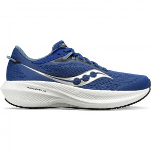 Indigo Saucony Triumph 21 Men's Running Shoes | USA KGCWVL