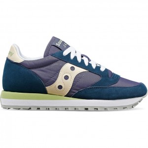 Navy Saucony Jazz Original Women's Sneakers | USA MTLZWK