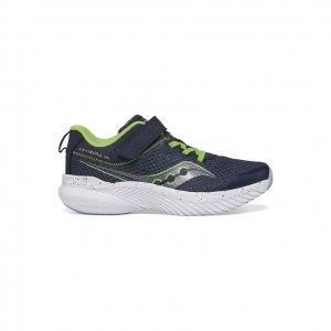 Navy Saucony Kinvara 14 A/C Big Kids' Sneakers | USA XBISHP