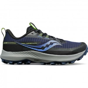 Navy Saucony Peregrine 13 Women's Trail Running Shoes | USA ZQVBDR