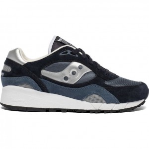 Navy / Silver Saucony Shadow 6000 Men's Sneakers | USA NBSDVL