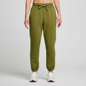 Olive Saucony Recovery Men's Jogger | USA SAQOCP