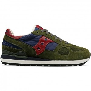 Olive Saucony Shadow Original Premium Men's Sneakers | USA KNMUSZ