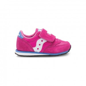 Pink Saucony Baby Jazz Hook & Loop Little Kids' Sneakers | USA JCDSKL