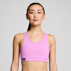 Purple Saucony Fortify Women's Bra | USA MLUXBT