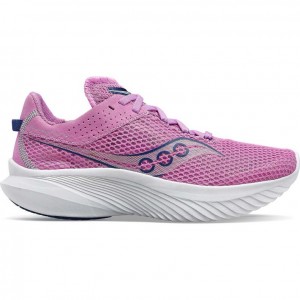 Purple Saucony Kinvara 14 Women's Running Shoes | USA NJWUVA